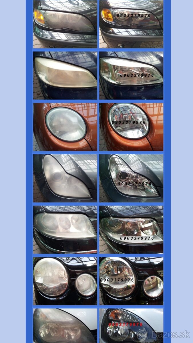 Leštenie, Renovácia svetiel - 2