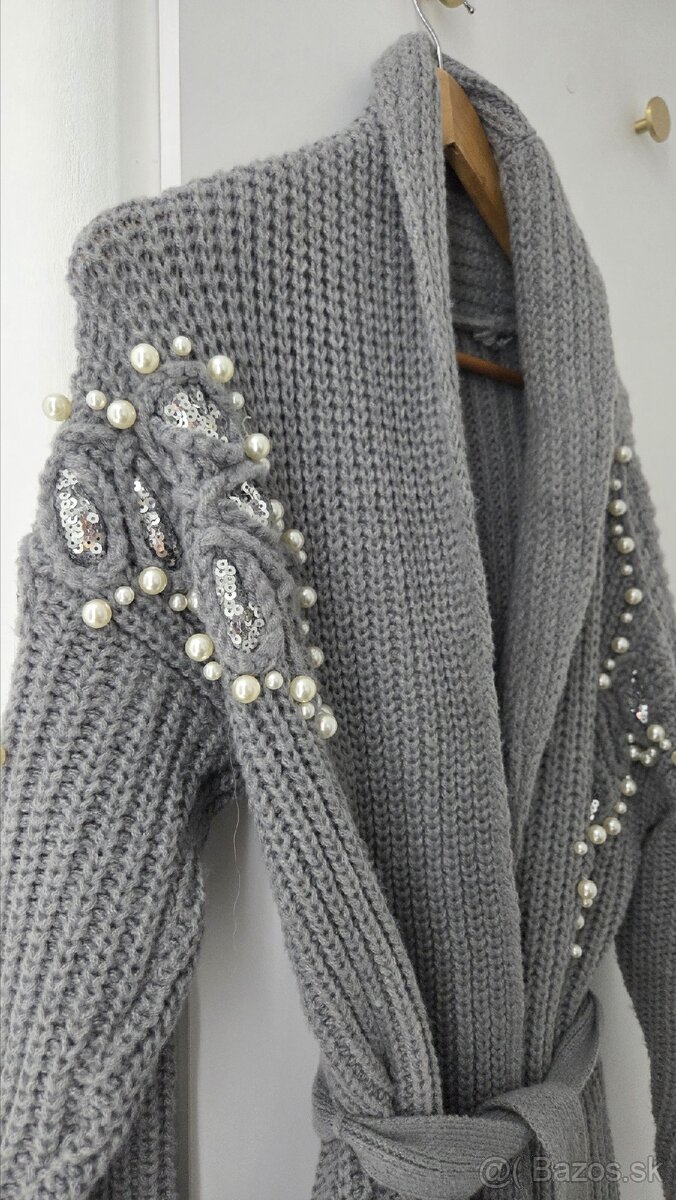 Kardigan s perlickami - 2