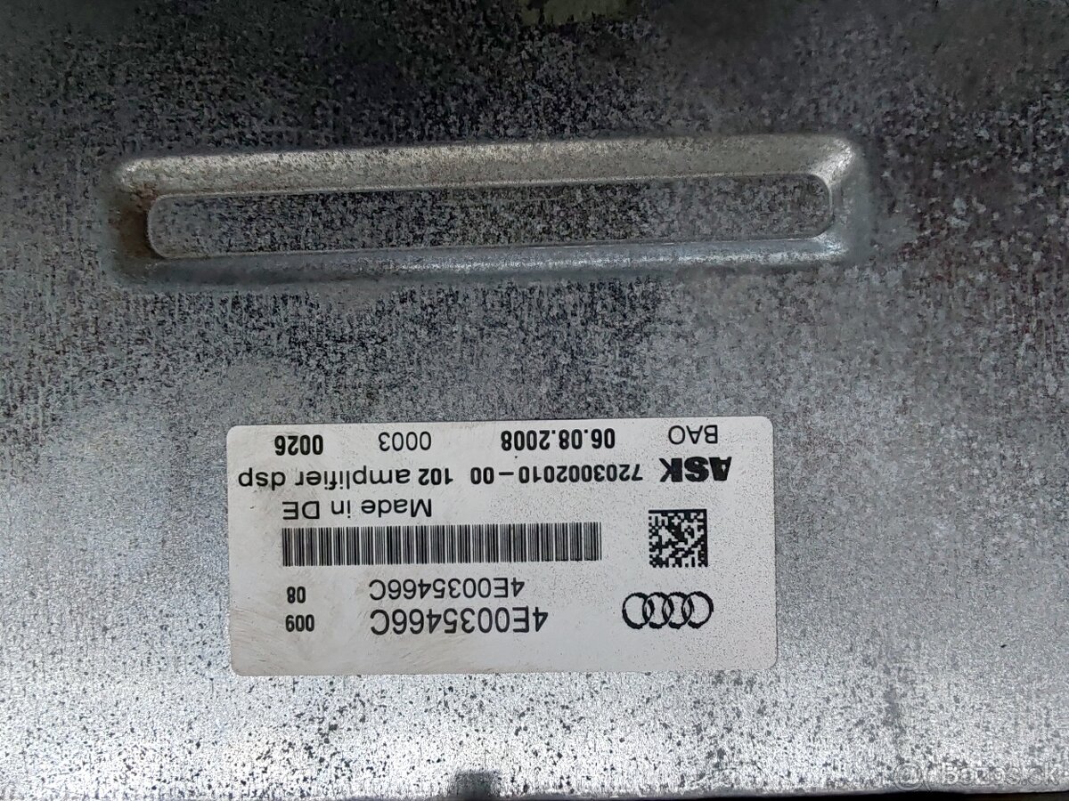Audi A8/S8 D3 BANG & OLUFSEN Zosilňovač - 2