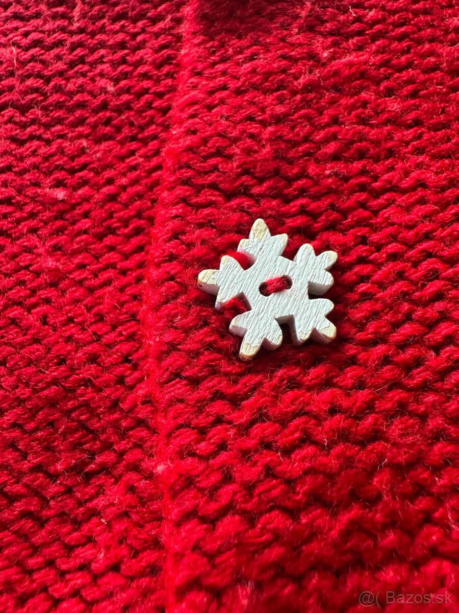 Vianočný červeno-biely komplet - 2