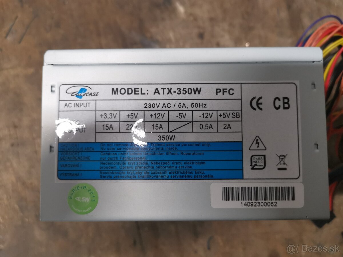 Zdroj eurocase ATX 350W - 2