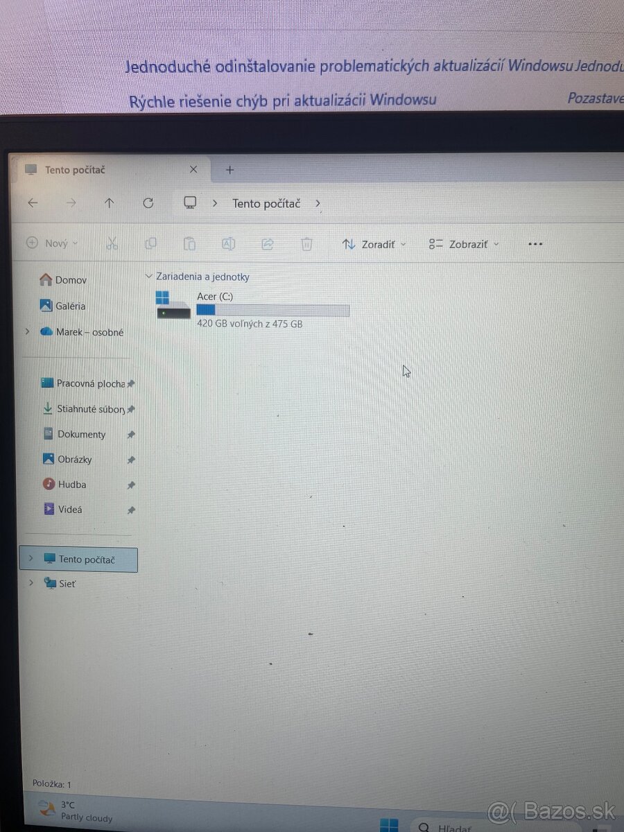 Predám Acer Swift 3 - 2