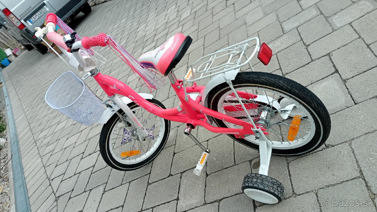 Dievčenský bicykel 16" kolesa - 2