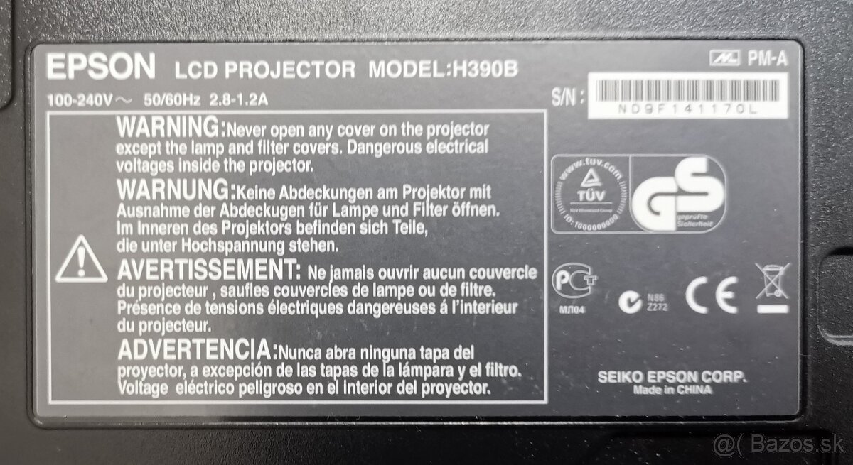 Epson EB-X92 - 2