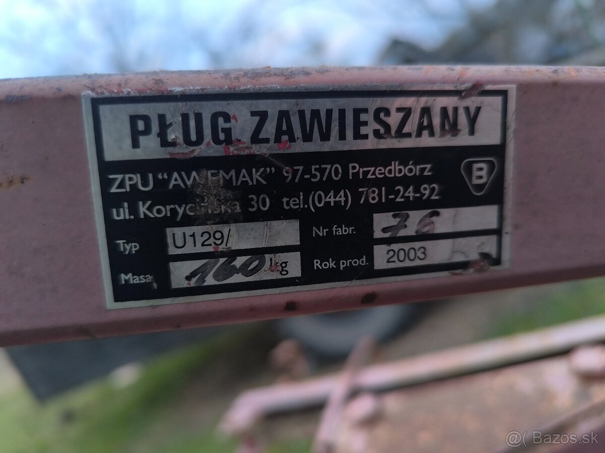 Predám dvojradličný pluh - 2