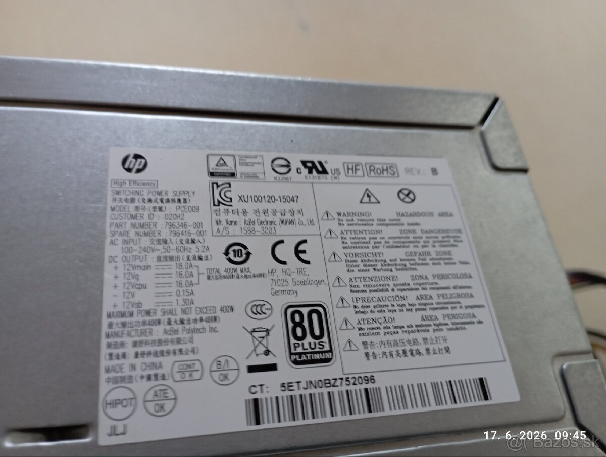 HP 400W Zdroj - 2