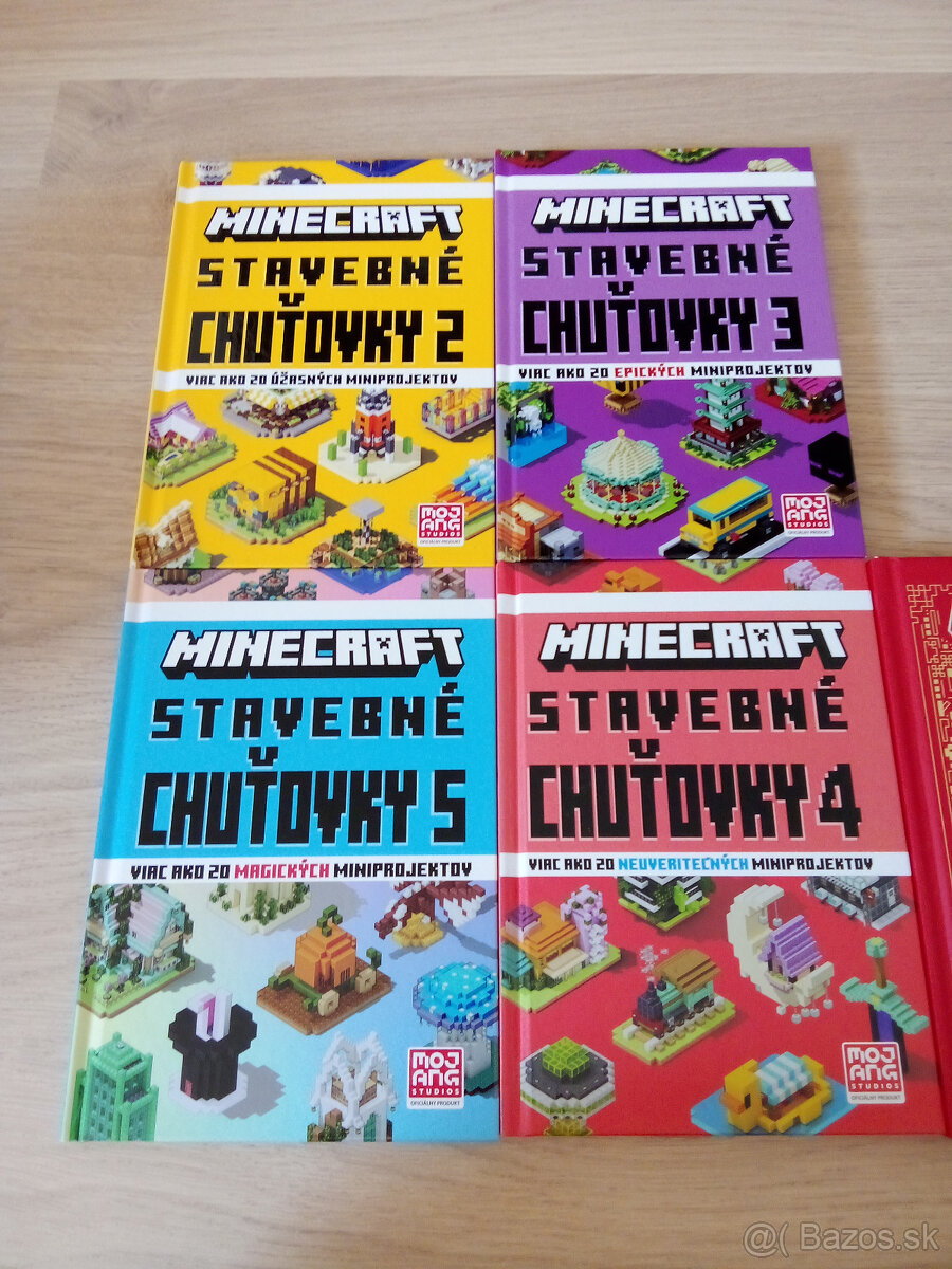 Knihy minecraft chuťovky - 2