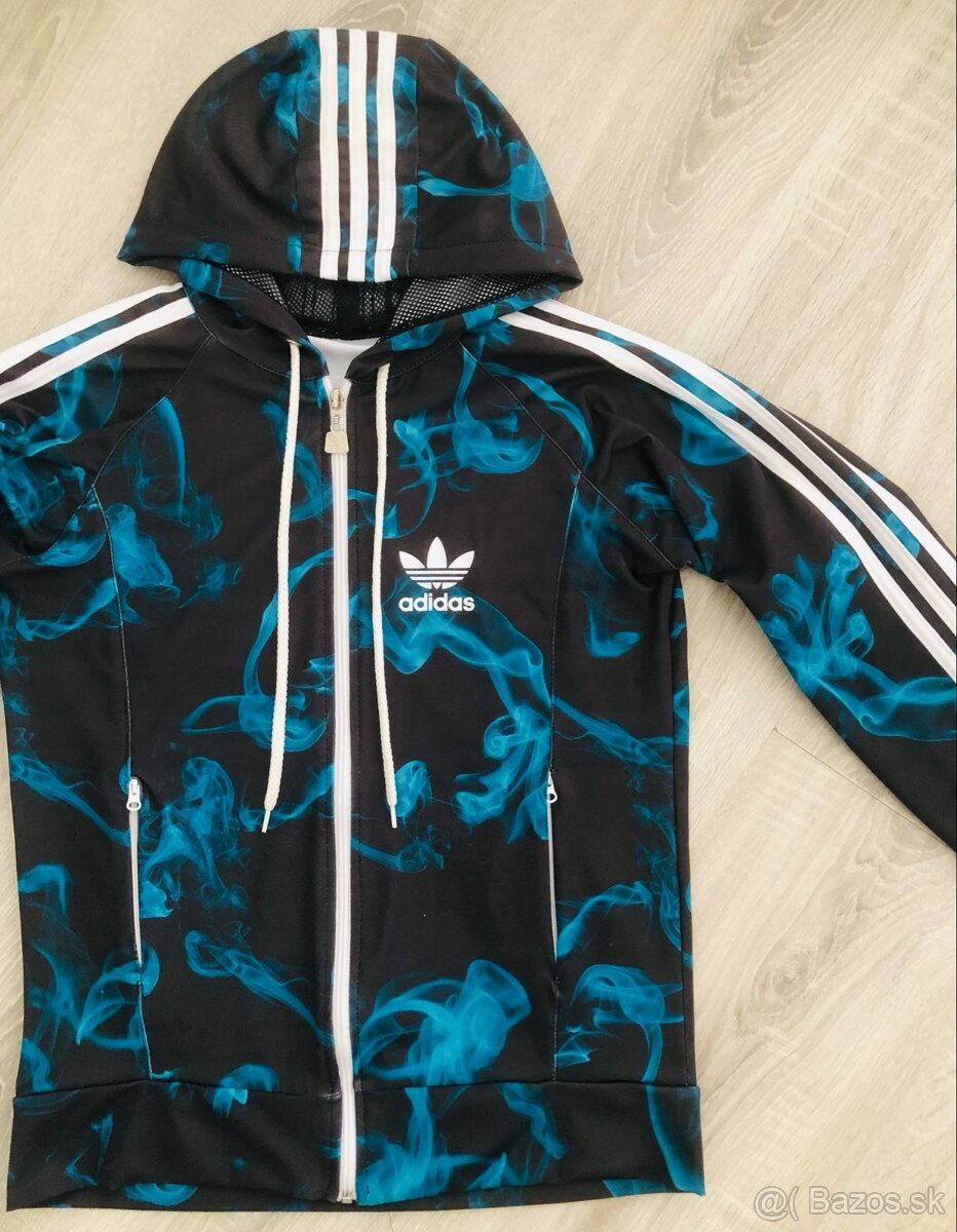 Mikina adidas na zips, veľkosť S - 2