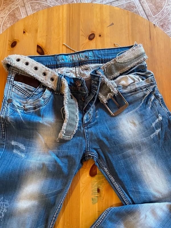 Dámske rifle Amore s opaskom - 2