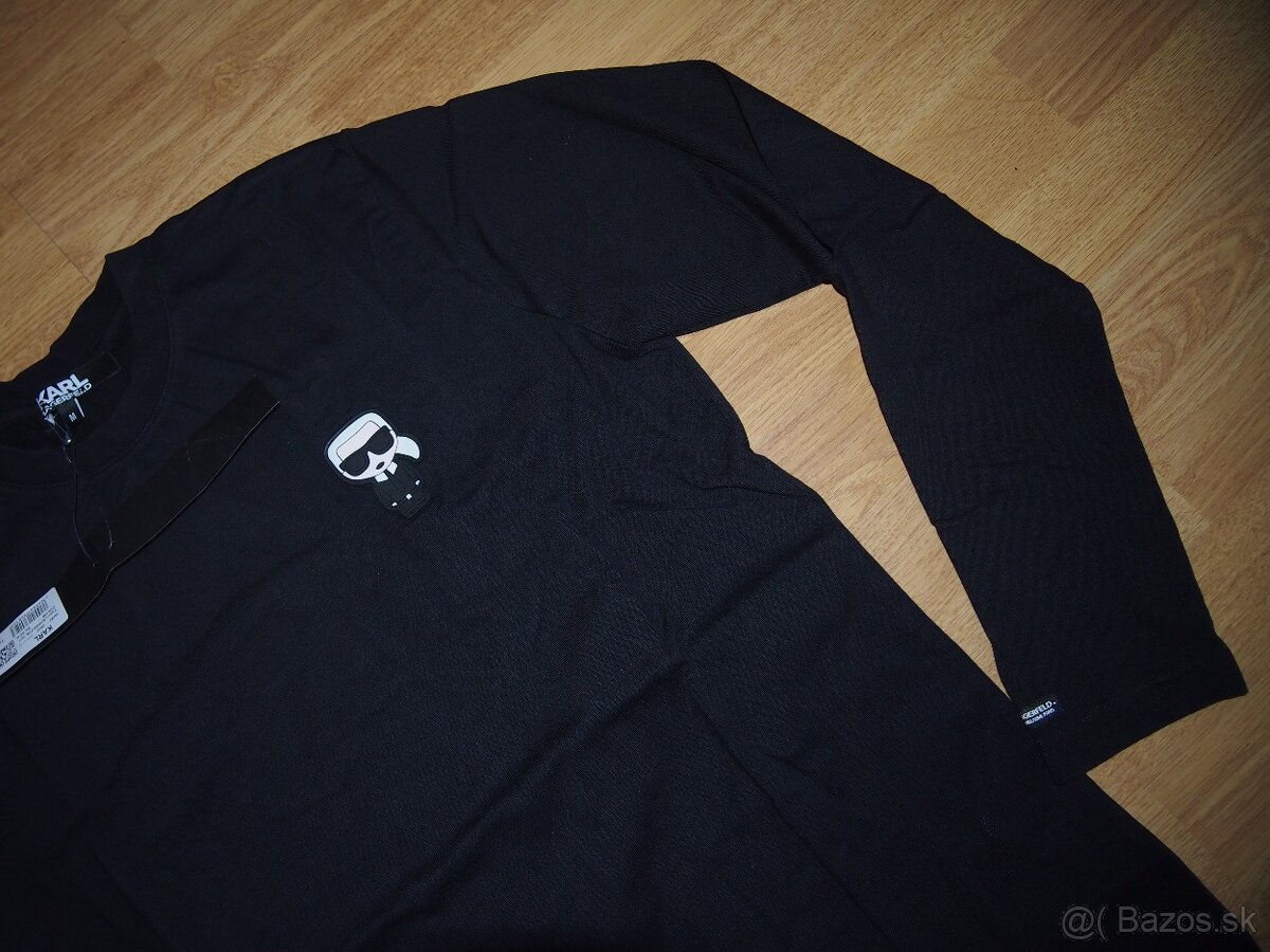 karl lagerfeld pánske tričko s dlhým rukávom - 2