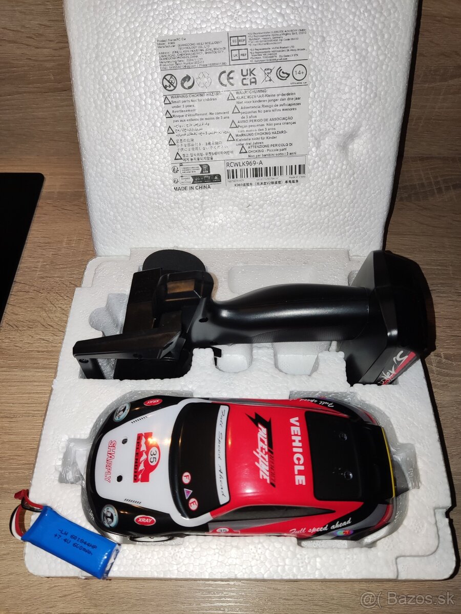 RC auto Wltoys K969, 4WD, 1:28 RTR V2 - 2