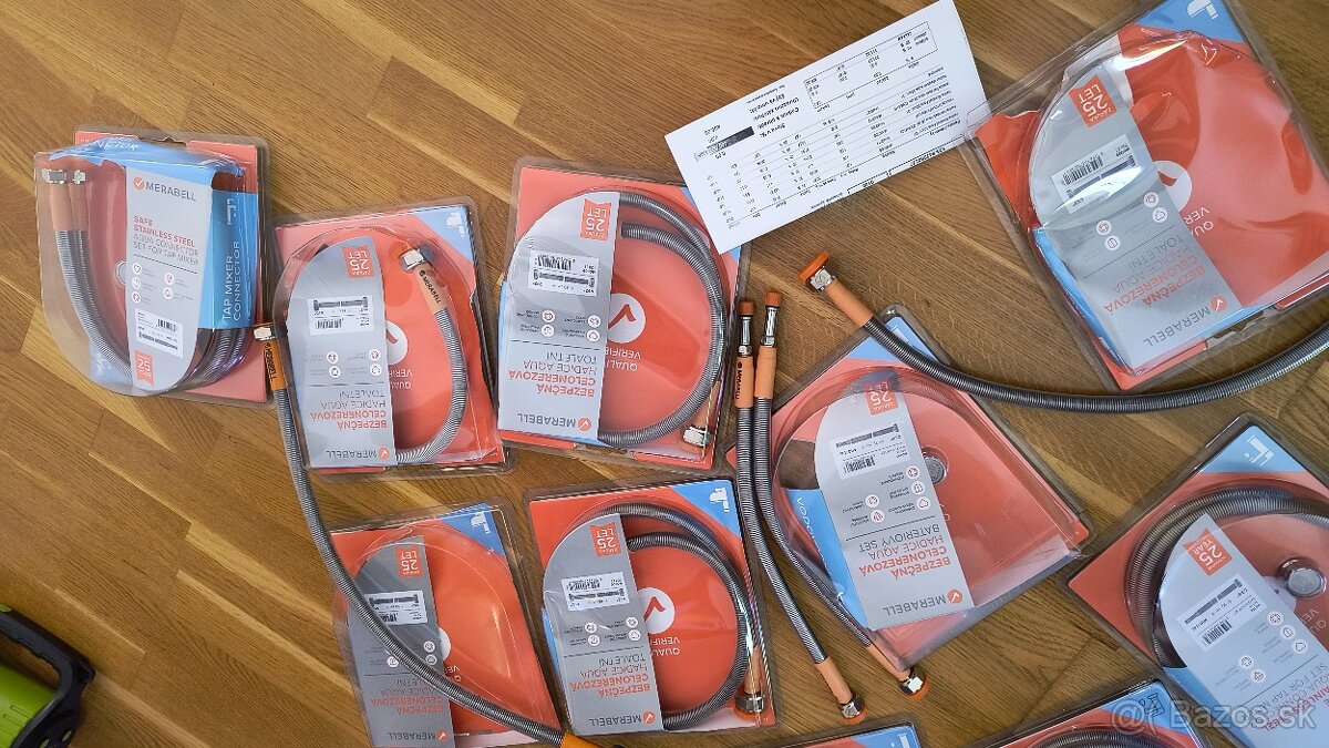 Vodovodné hadice nerezove - 2