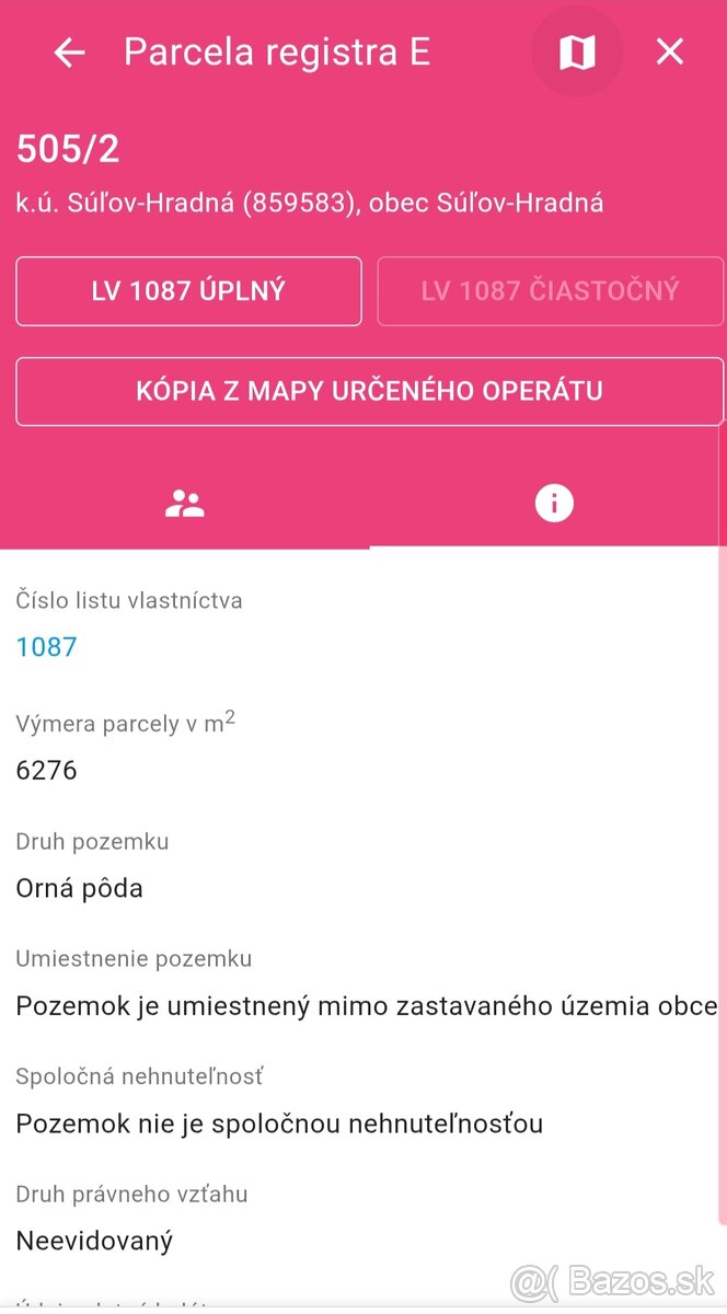 Pozemky na predaj Súľov - 2