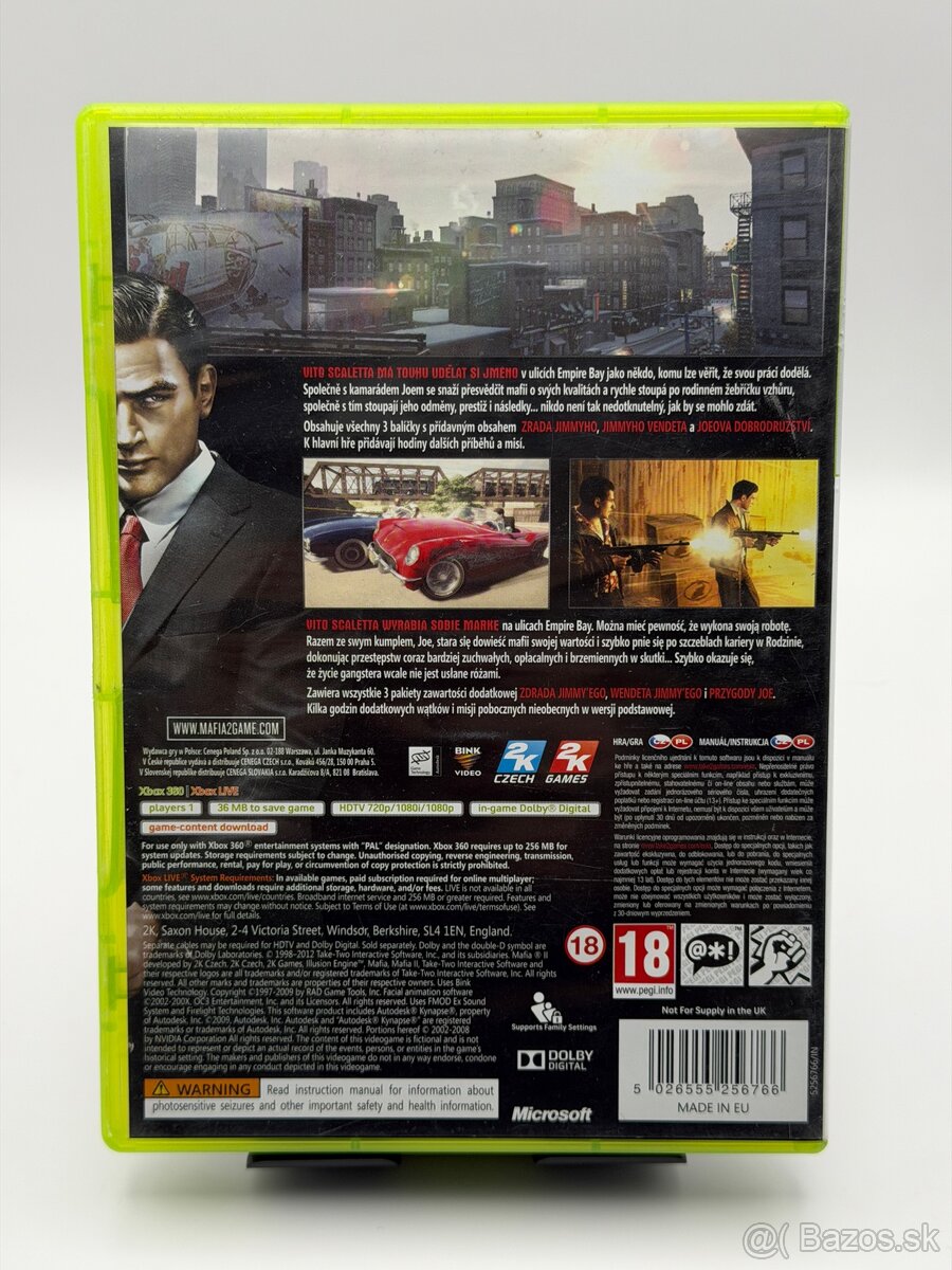 Mafia 2 CZ Xbox 360 - 2
