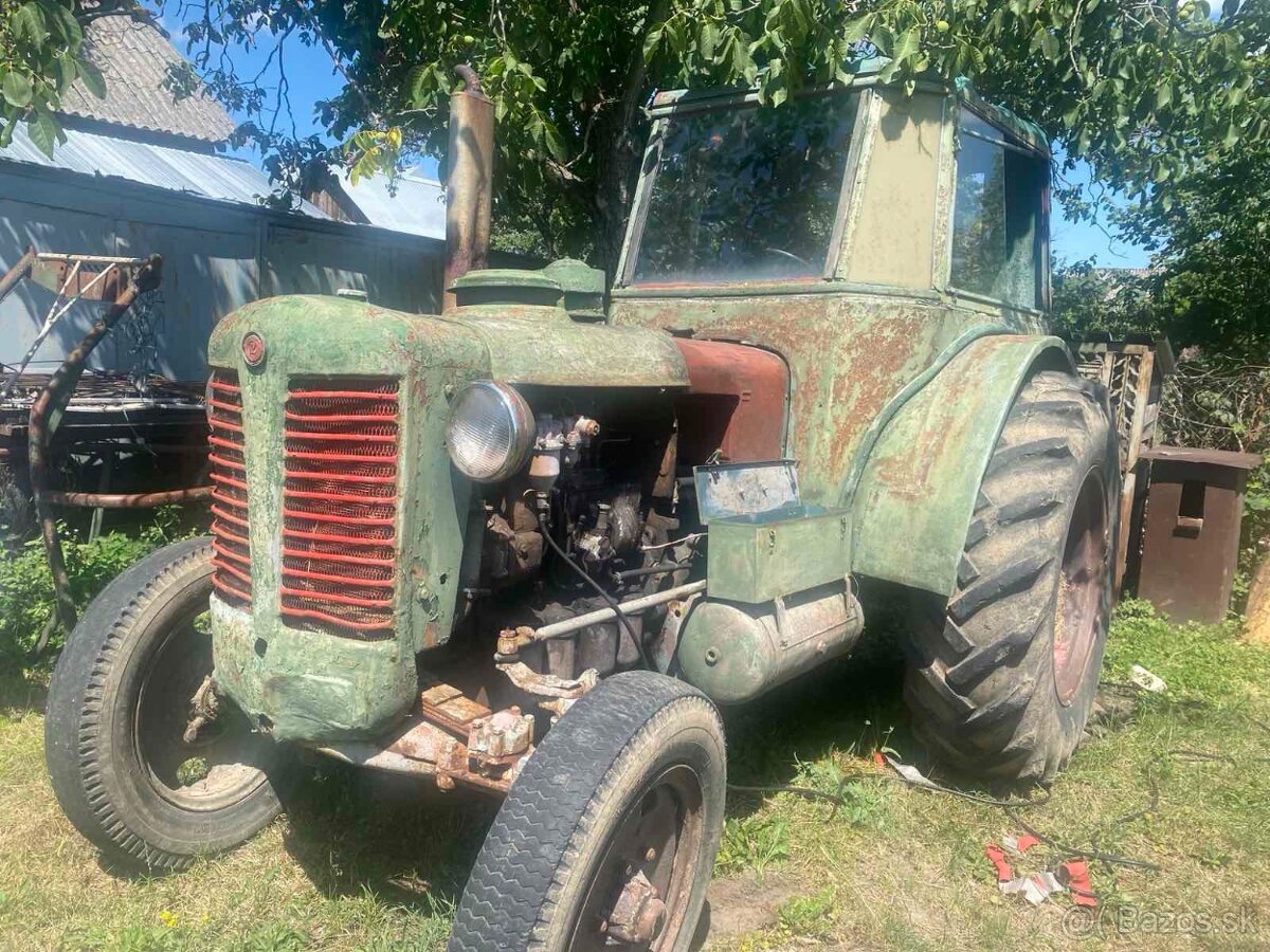Zetor Super 50 s navijákom - 2