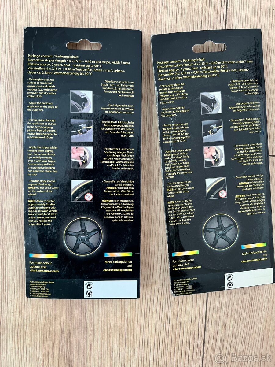 Predám páska na kolesá FOLIATEC s adaprérom - 2