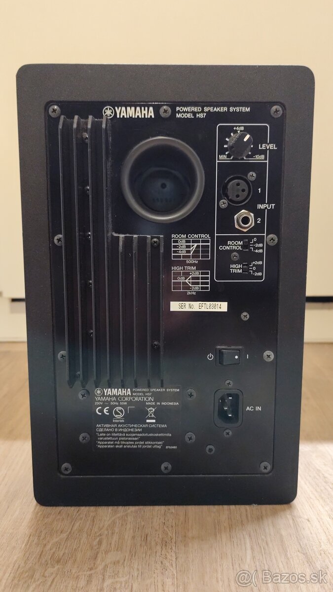 Yamaha HS7 black, studiove monitory - 2