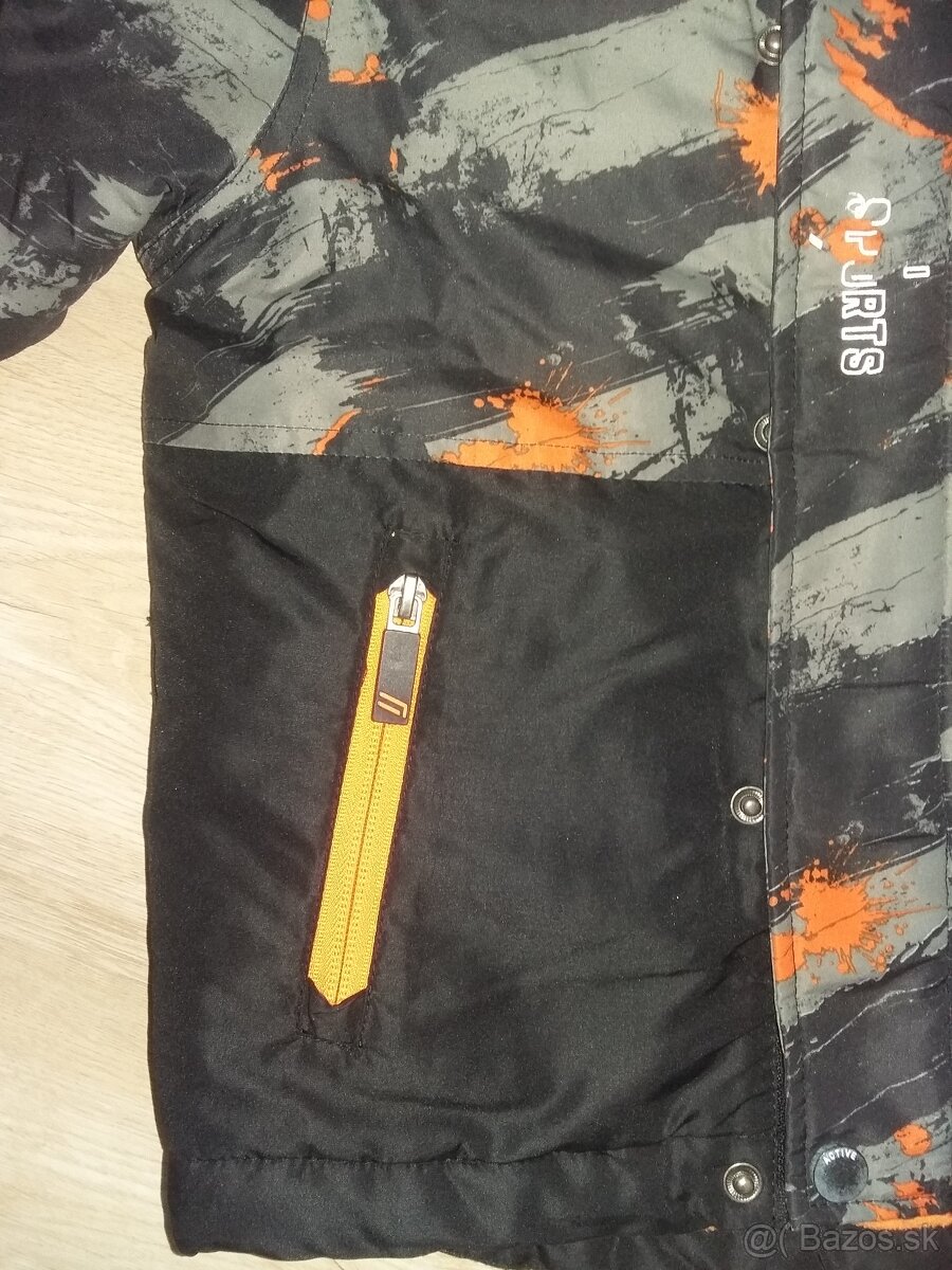 Top stav super teplá zimná bunda veľ.110 s hrejivým flísom - 2