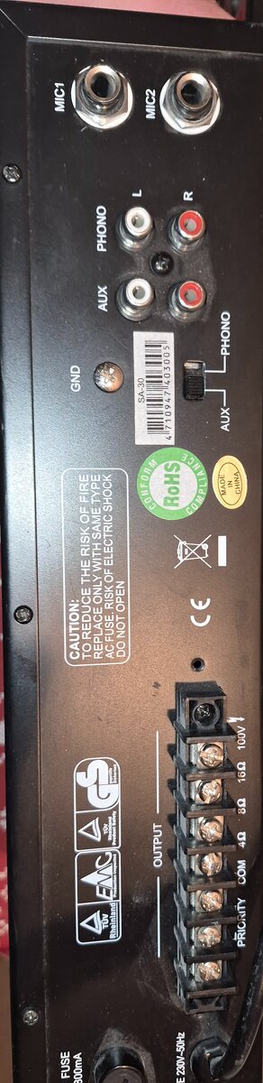 Ponúkam tieto zosilnovače - 2