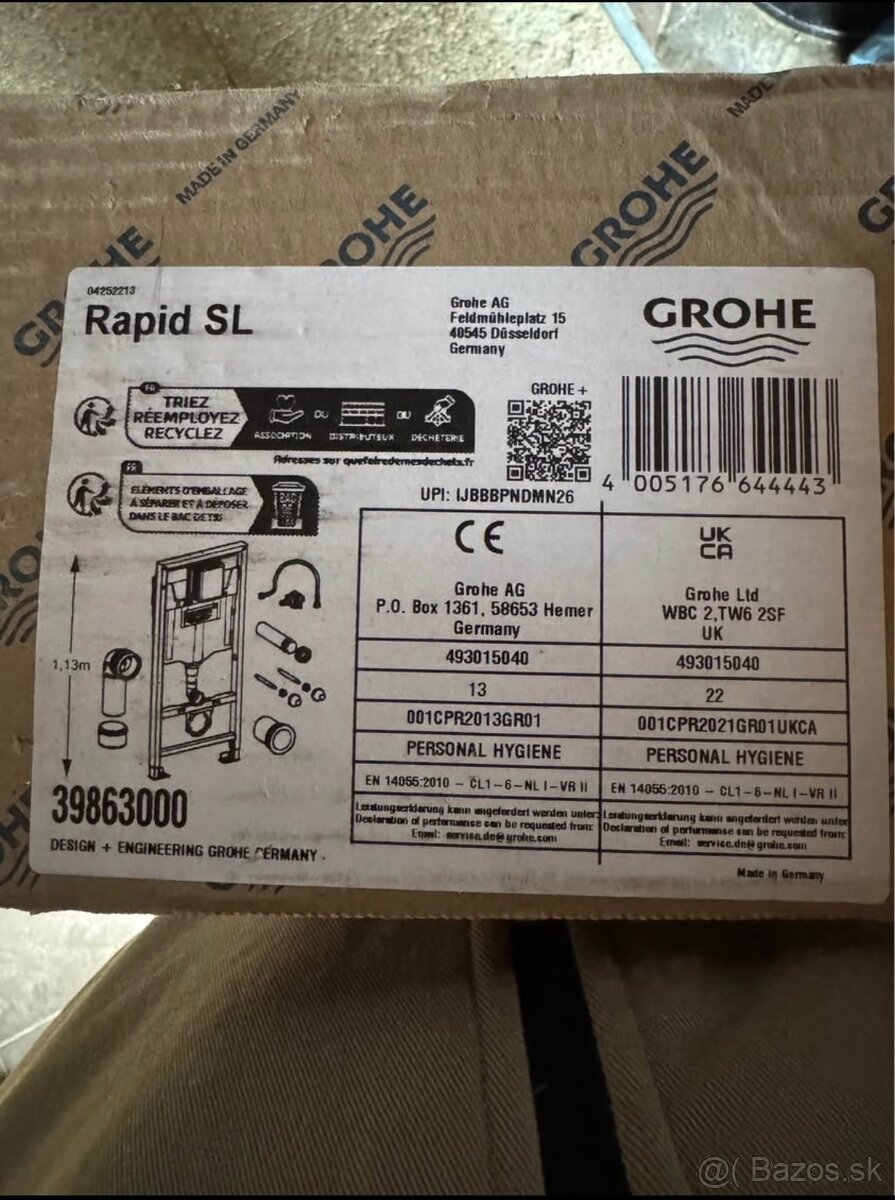 WC Závesné systémy GROHE - 2