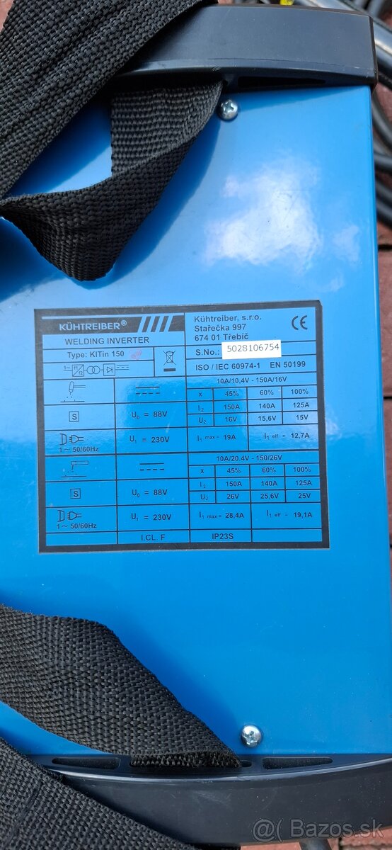 Zvaracka Kühtreiber KITin 150 TIG LA set - 2