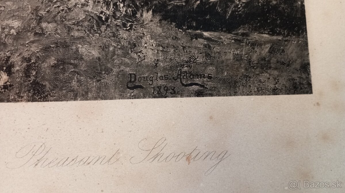 Predám obraz z roku 1893 - 2