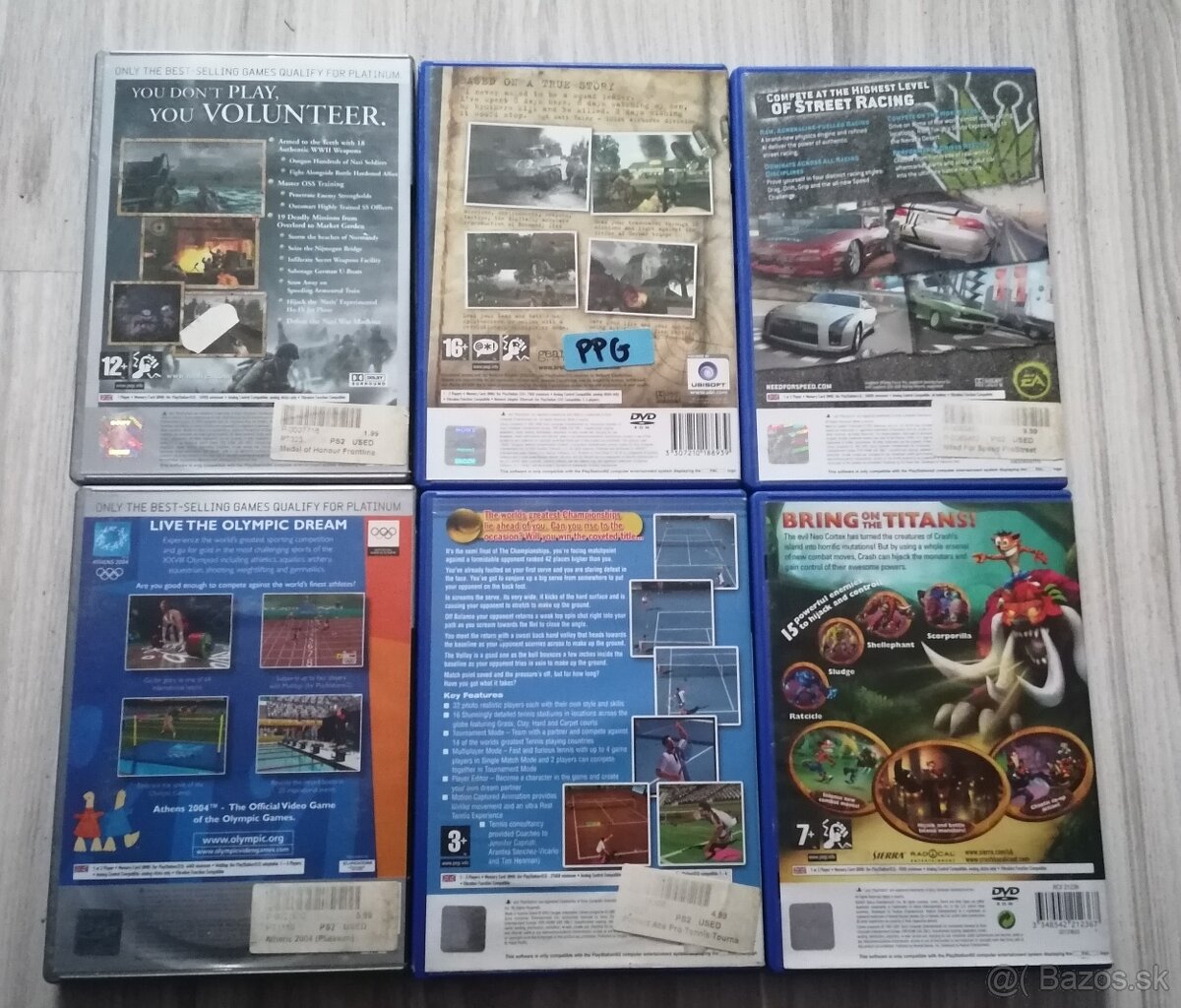PS2 hry 6ks - 2