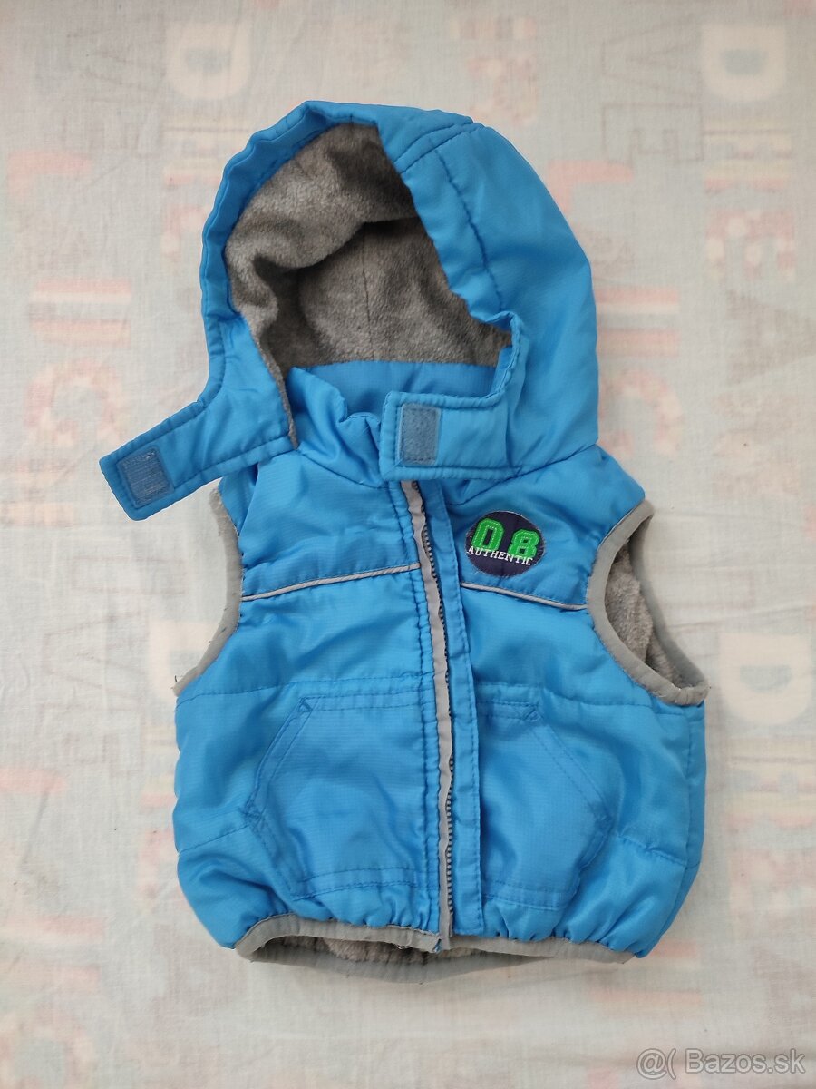 Chlapčenská teplá vesta veľkosť 62 - 2