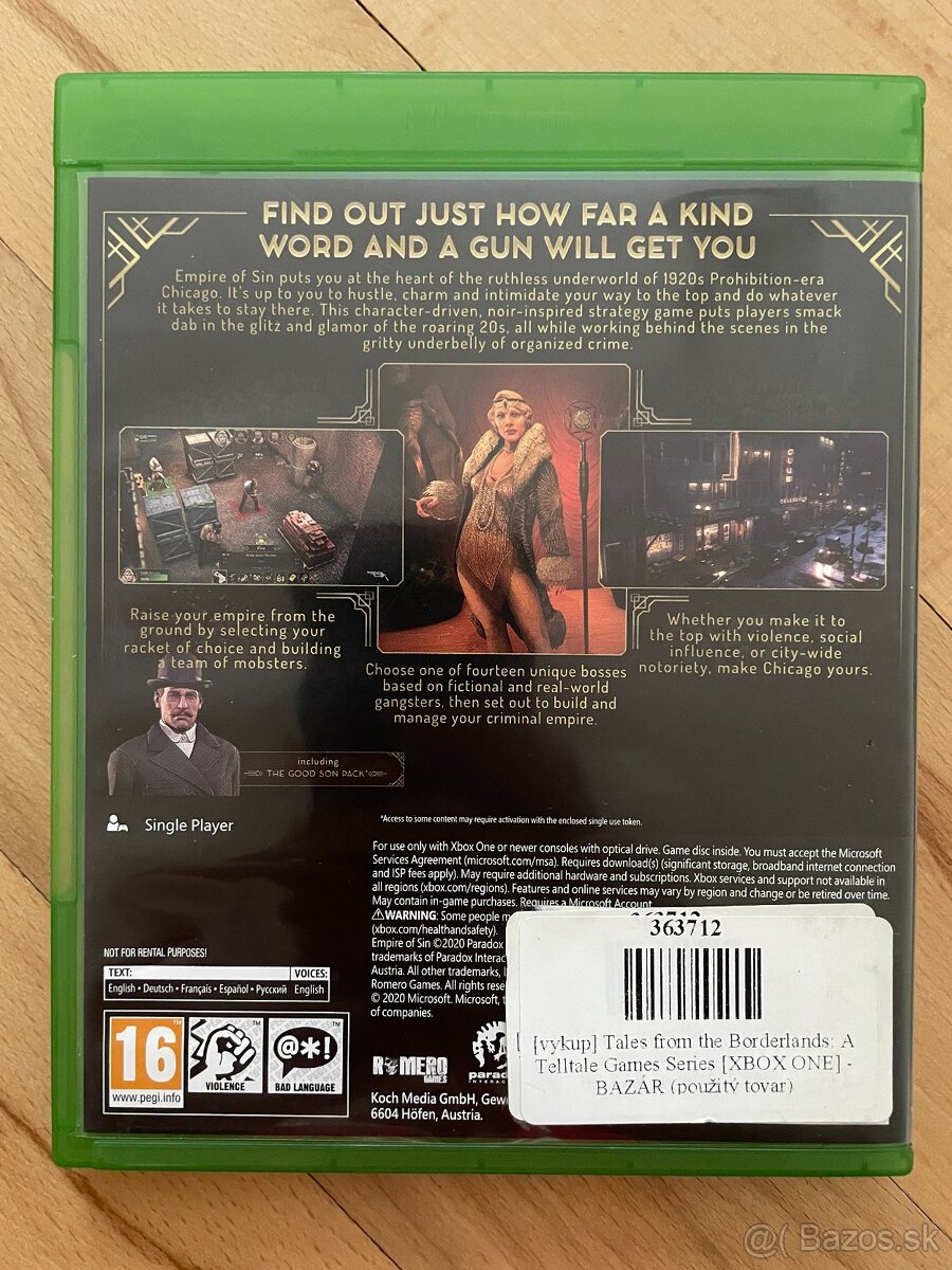 EMPIRE OF SIN - XBOX ONE - 2