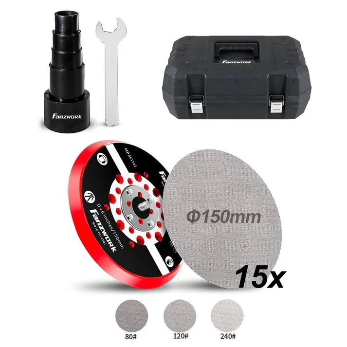 Nová Excentrická brúska 49B FANZWORK s brúsnym tanierom 150 - 2