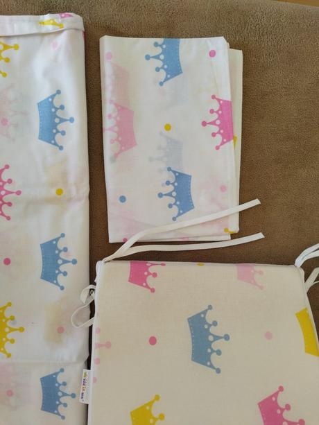 Posteľné obliečky a mantinel do postieľky NOVÉ - 2