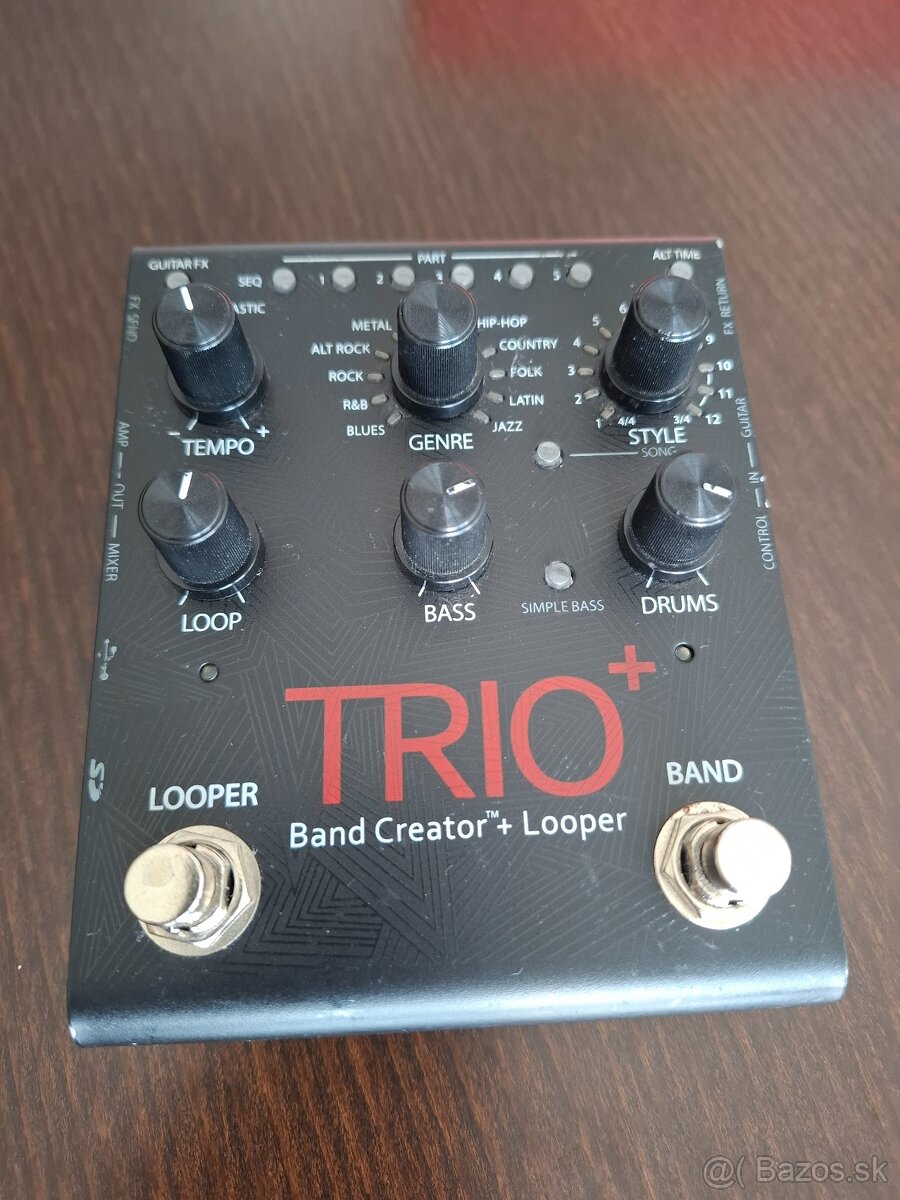 TRIO Band Creator+FS3X footswitch - 2