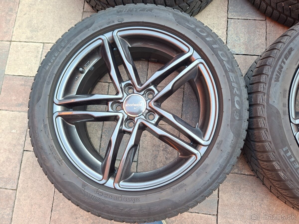 Predám org.hlinikové disky--Audi/Mercedes/Skoda/Vw--R17 - 2