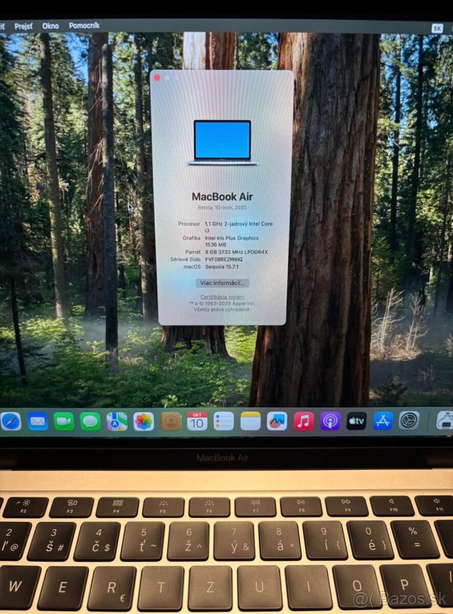 MacBook Air 2020 – Intel i3 / 8 GB RAM / 256 GB - 2
