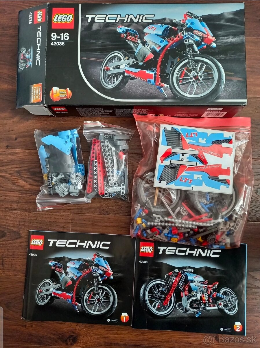 Pedam Lego Technic 42036 Street motorcycle - 2