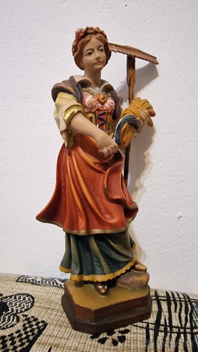 Socha, soška svätá Notburga, drevorezba - 2