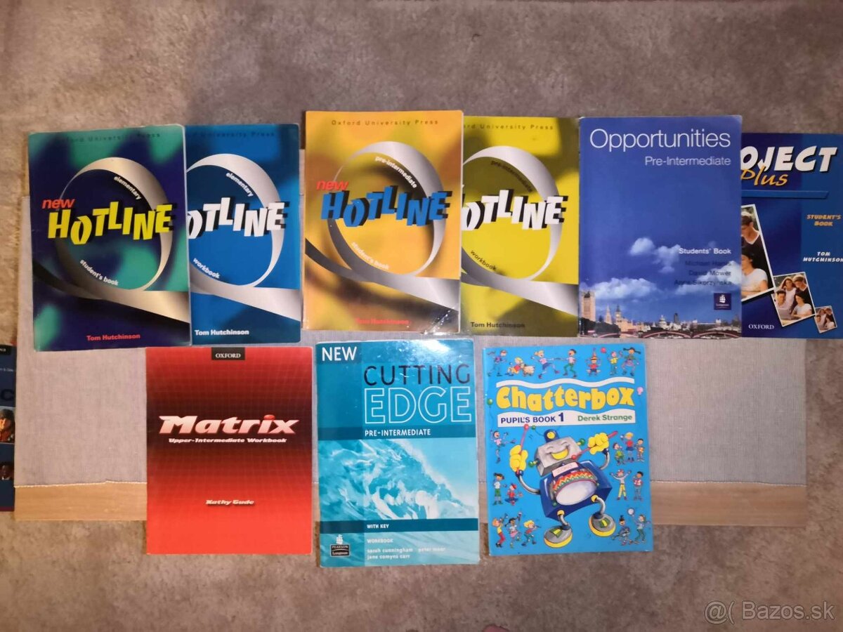 Učebnice a pracovné zošity anglického jazyka - 2