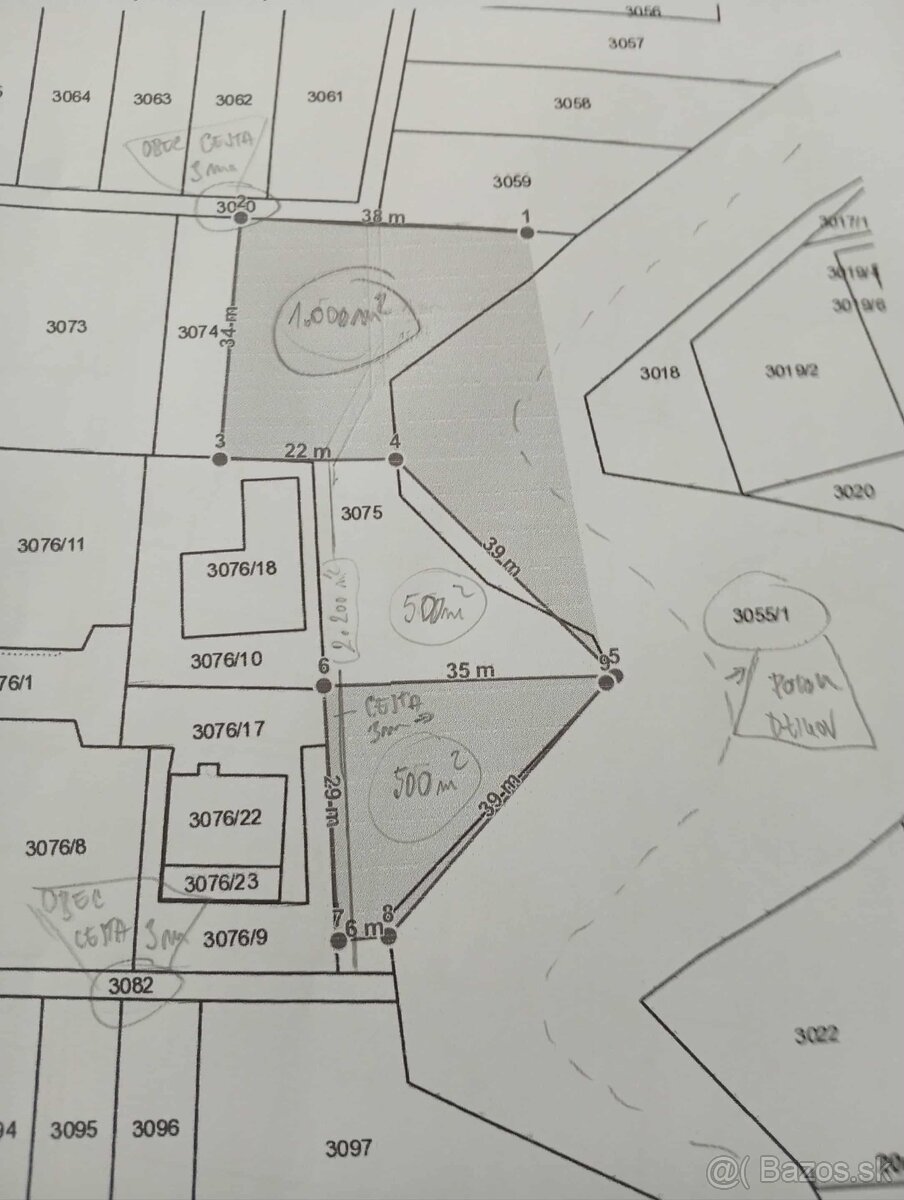 Predám pozemky v oblasti Kanaš- územný plán mesta Veľký Šari - 2