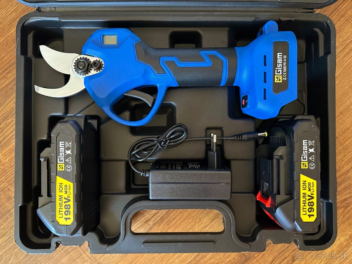 AKU bezuhlíkové záhradné nožnice na strihanie konárov 30mm - 2