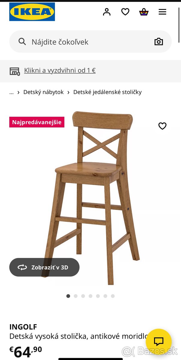 Detska drevena stolicka - 2