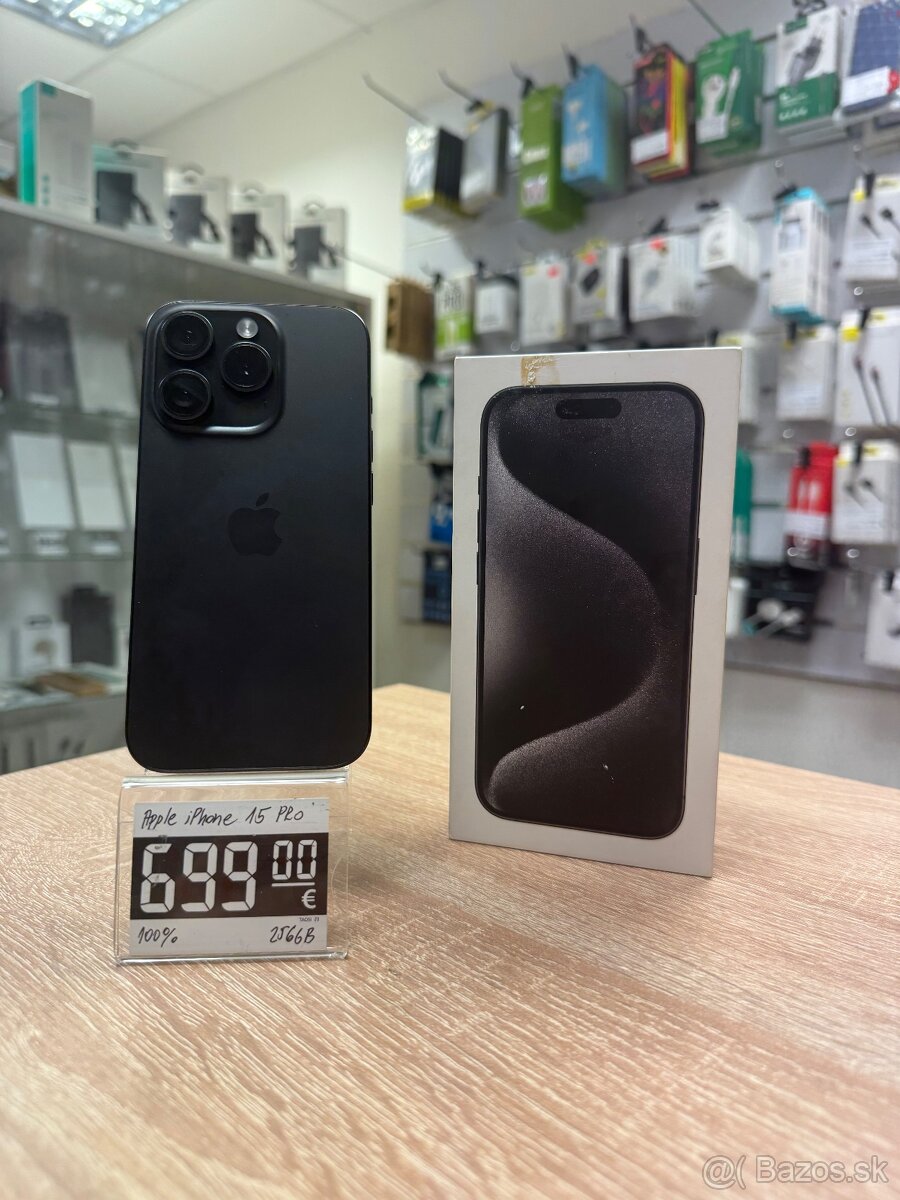 Apple iPhone 15 Pro 256gb Black titan - 2