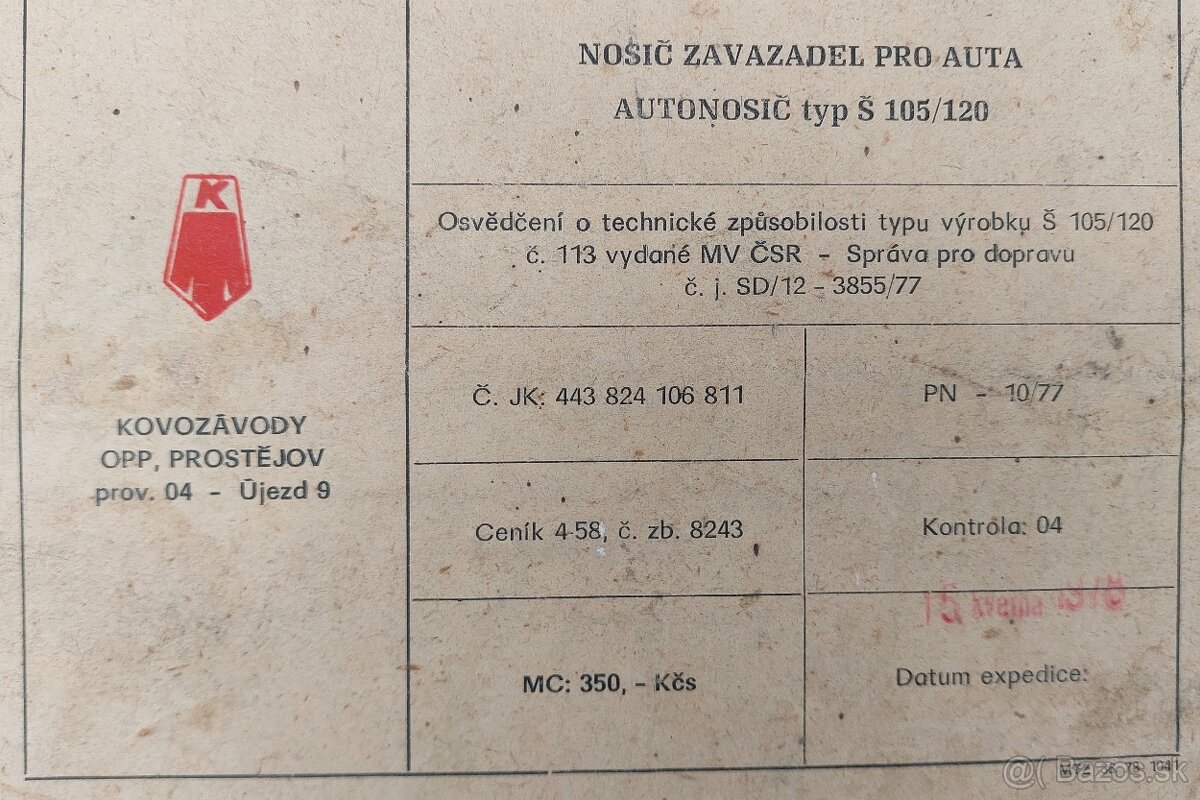 Predám autonosič a cestovný vak na nosič - 2