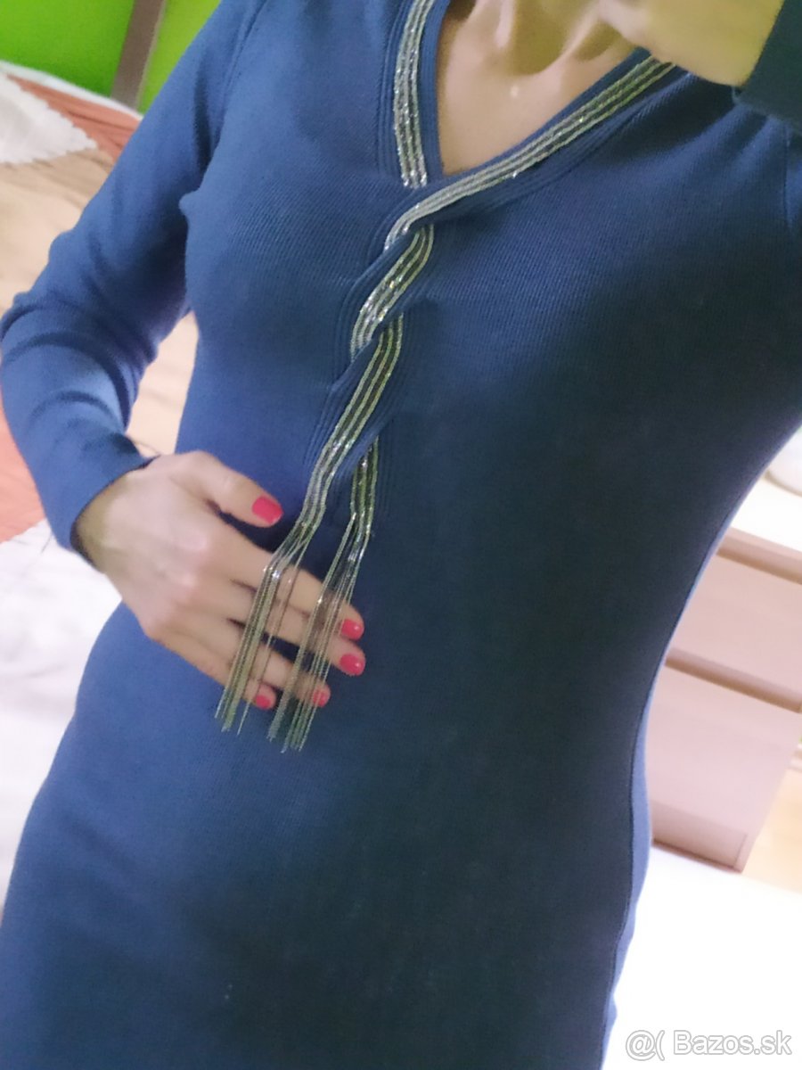 Šaty s hodvábom, 36-38 - 2