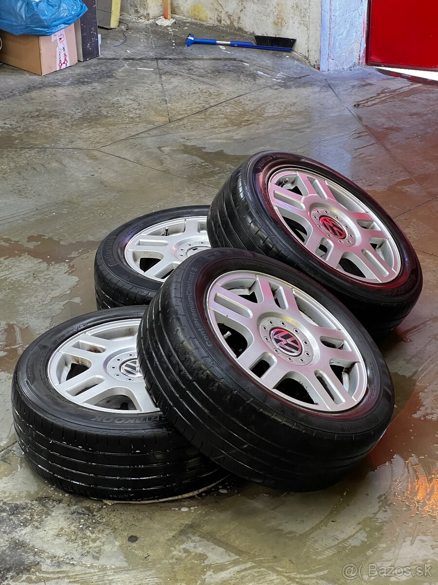 Vw 5x100 r16 205/55 originál golf mk4 - 2