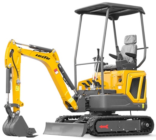 Minibagr 1,6t – Laidong 16kW, joysticky, hodně příslušenství - 2