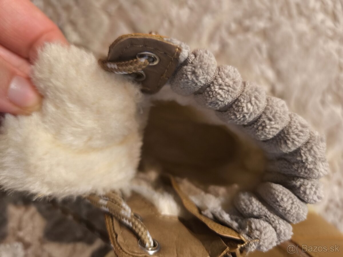 Zimné detské topánky s kožušinkou -NOVÉ - 2