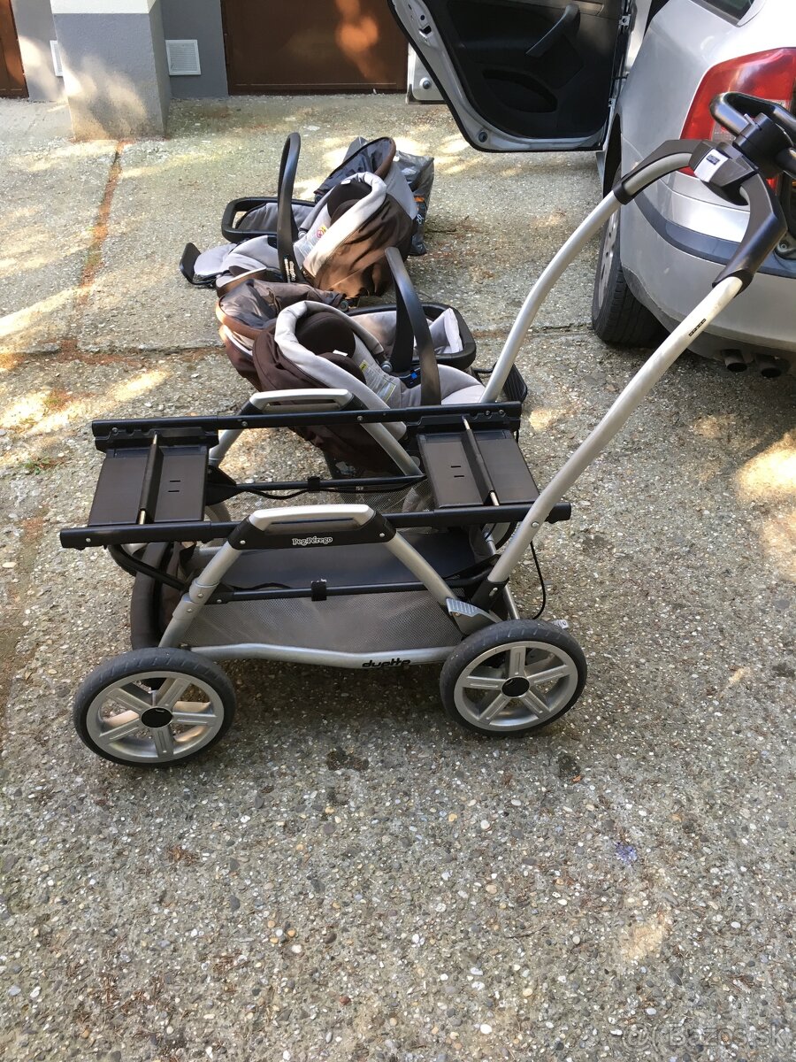 Kočík pre dvojičky Peg Perego - 2