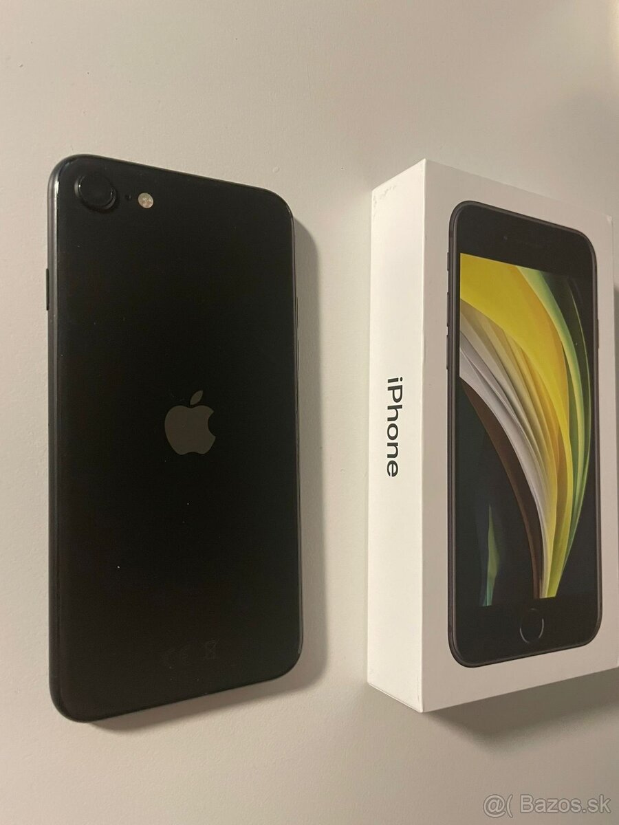 Iphone SE (2020), čierny, 64GB, batéria 90%, cena aj dohodou - 2