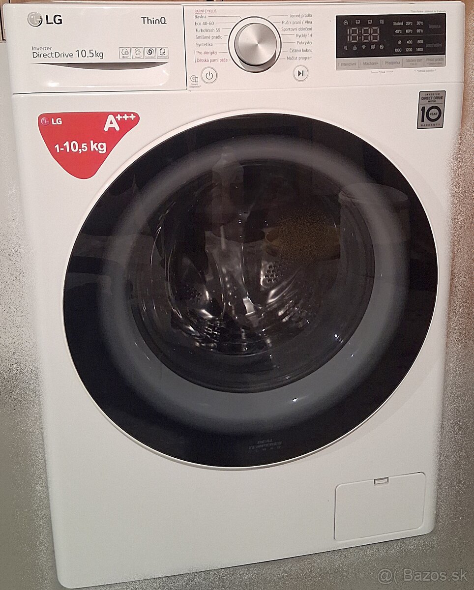 Pračka LG 10,5Kg Trieda A+++ 2,5rocna - 2