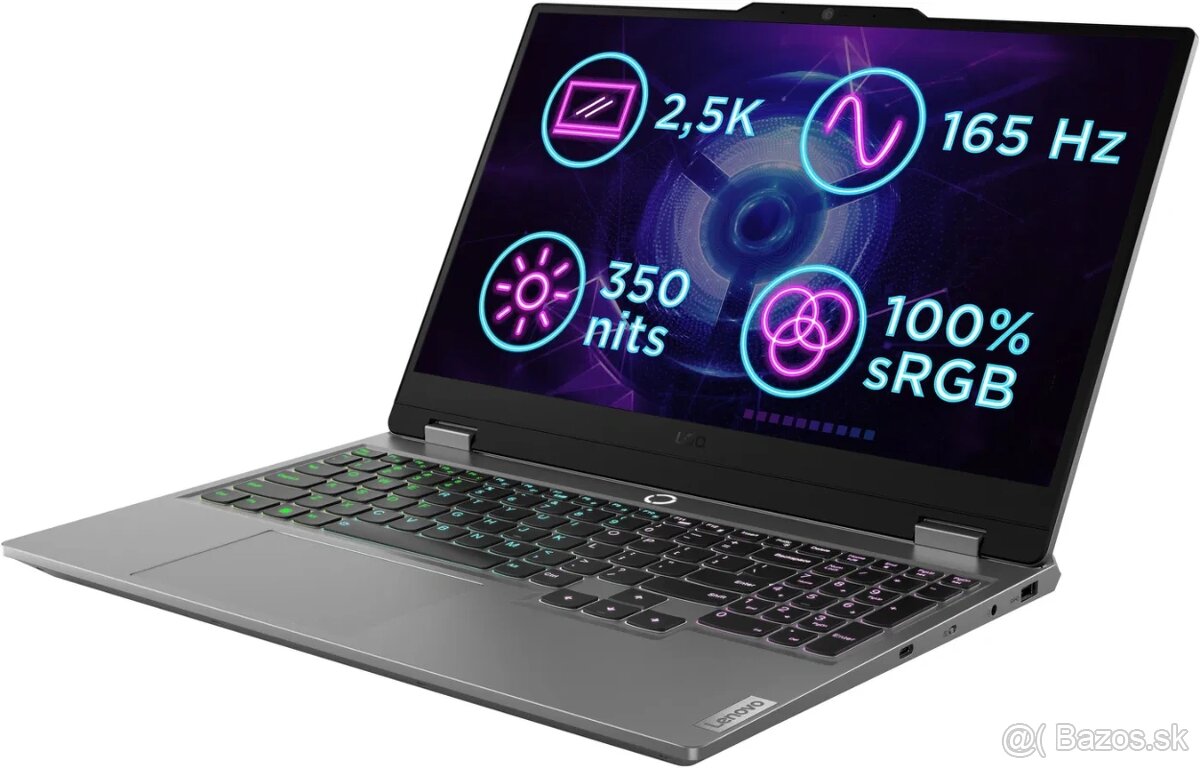 Lenovo LOQ 15IRX9 Luna Grey,1TB,16GB RAM,NVidia 4060-ZARUKA - 2